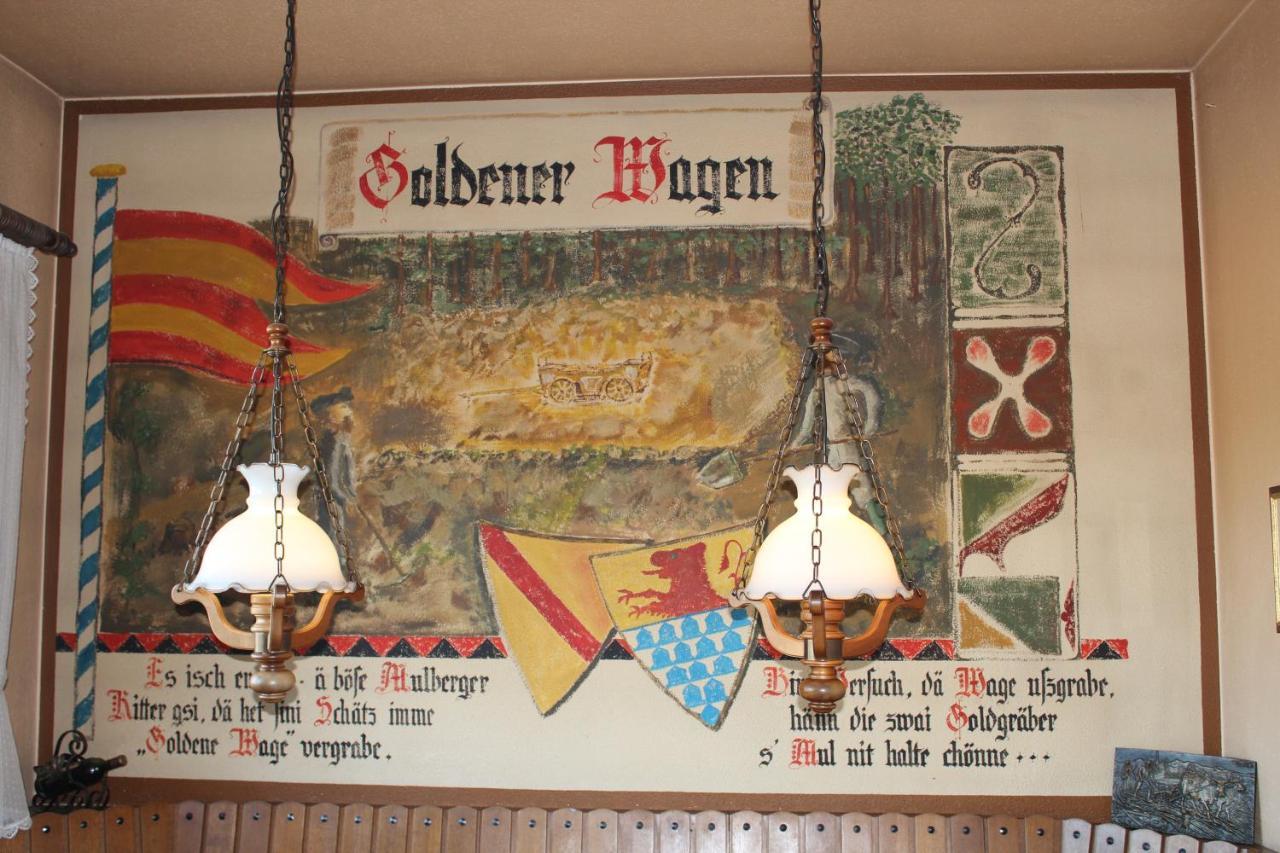 Hotel Zum Goldenen Wagen マウルブルク エクステリア 写真